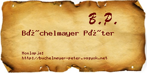 Büchelmayer Péter névjegykártya